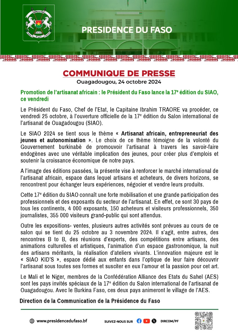 Présidence du Faso tweet media