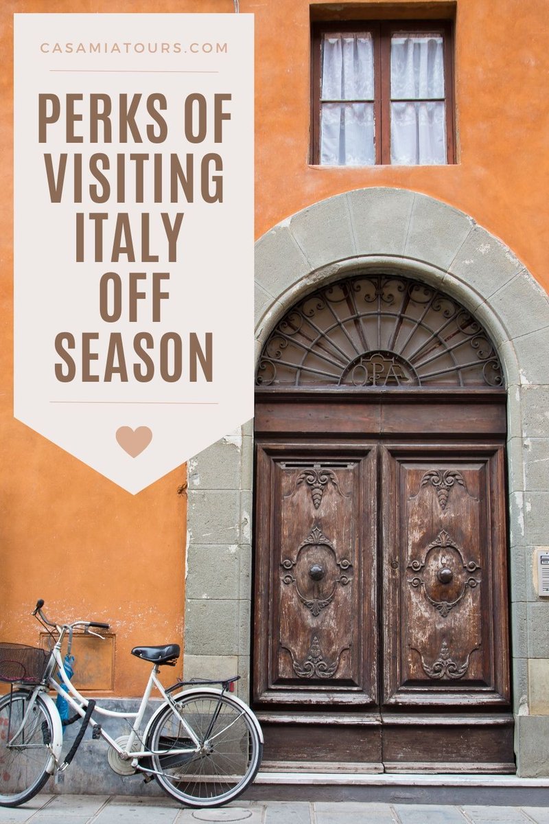 CasaMiaTours's tweet photo. Traveling to Italy in the low season offers many benefits beyond lower prices and fewer crowds. https://t.co/jxCd7rzl5E https://t.co/5dyCNYHmwr