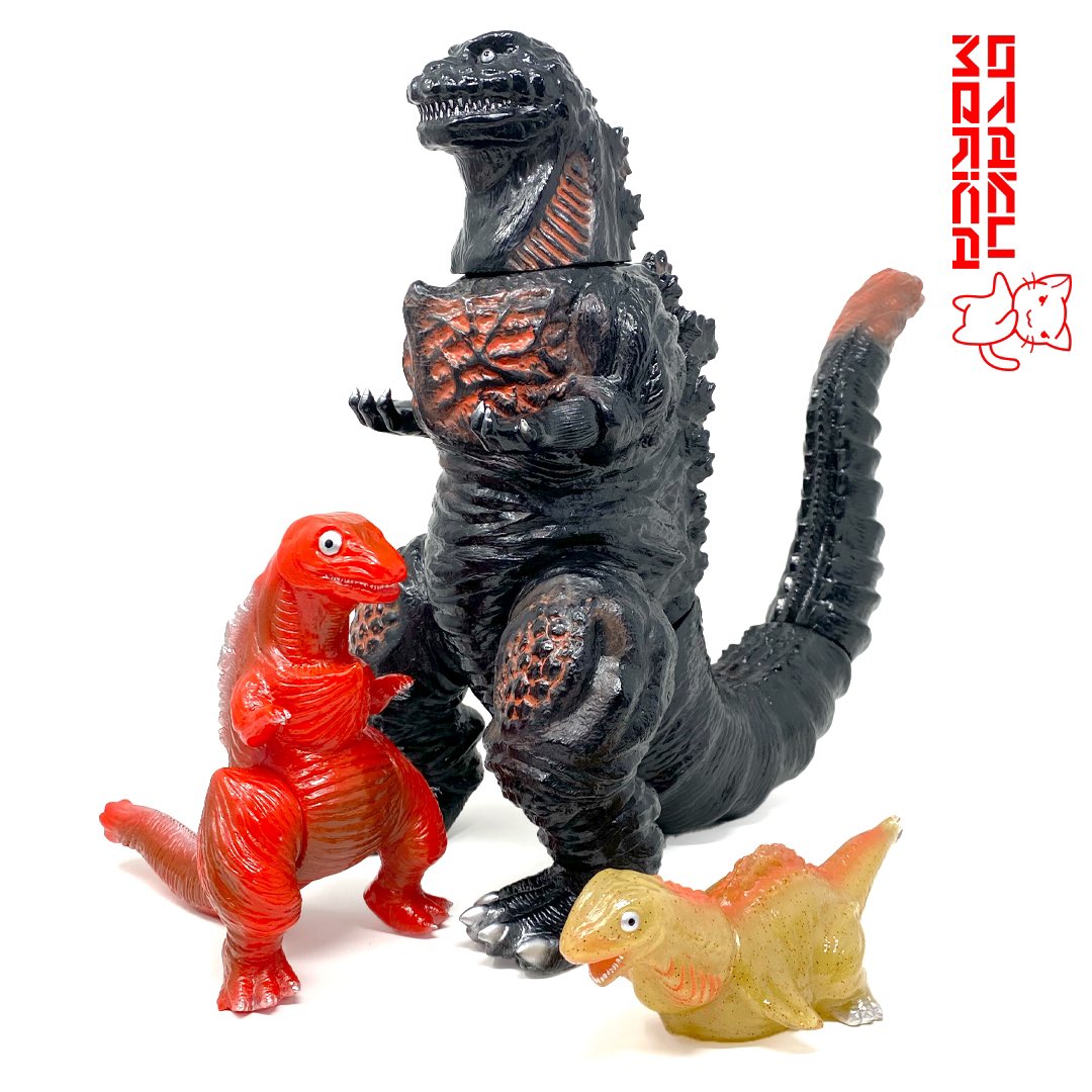 otakumerica's tweet photo. Grab these rare #shingodzilla #sofubi at https://t.co/mrwgS3RWKT

#otakumerica #kaiju #godzilla https://t.co/0M1qF3QaDH