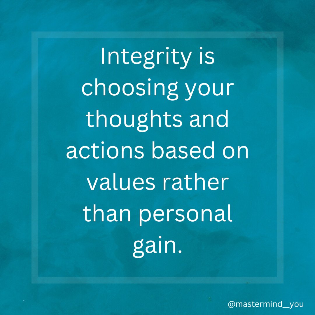 mastermindinyou's tweet photo. Stand by good principles, even when it’s inconvenient or uncomfortable.

#Integrity #SuccessTips #Motivation #StayMotivated https://t.co/NqHDywIIVF