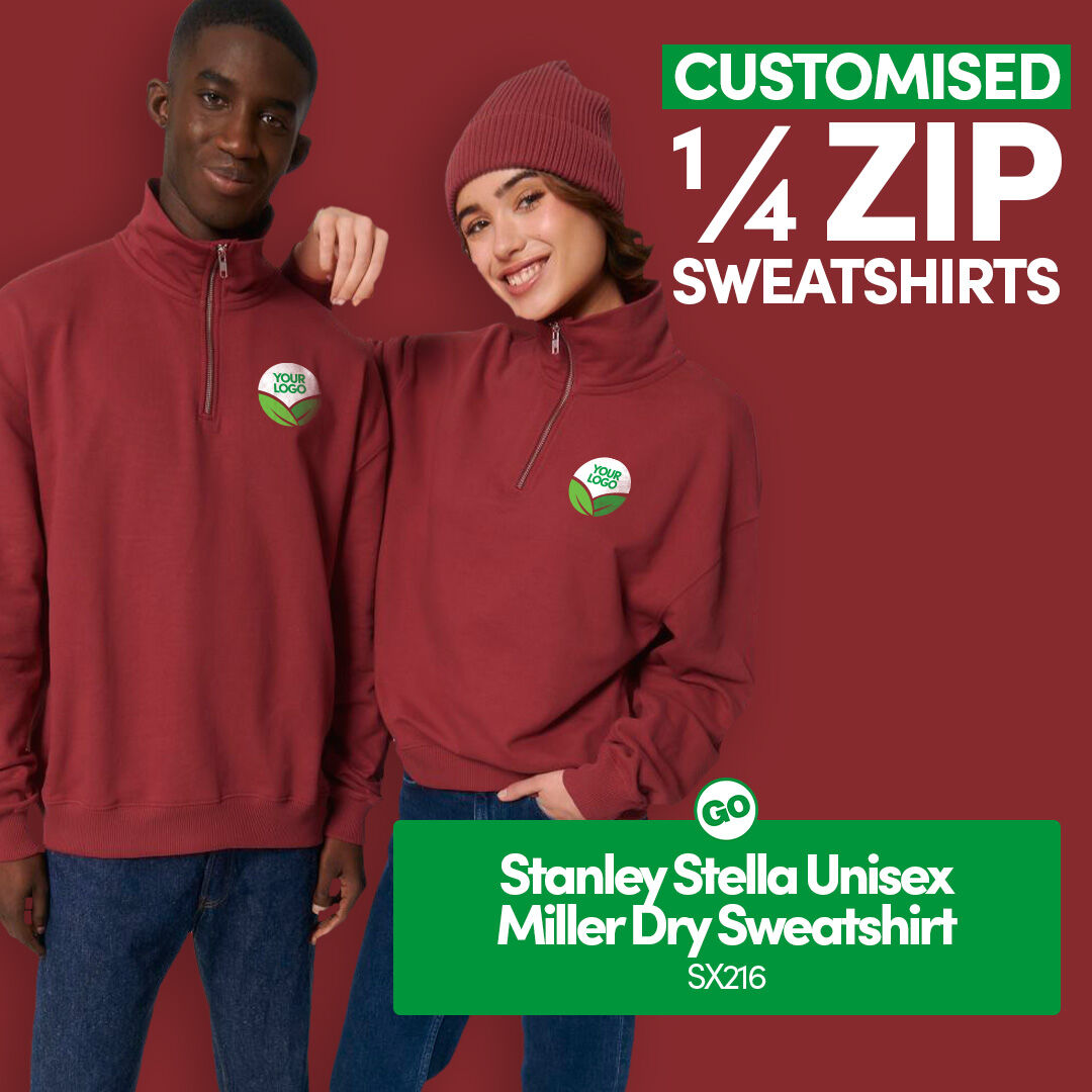 _GoCustom's tweet photo. Discover our versatile range of customisable 1/4 Zip Sweatshirts, perfect for promoting your brand, creating unique gifts, or showcasing your style. Explore our collection and start personalising today! https://t.co/SxsRmsjgKv #quarterzips #custom #sweatshirts https://t.co/PDVuWxX2a0