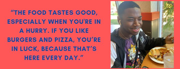 DevTC333's tweet image. Favorite place to eat: Johnson Dining Hall
Subject: Marteek Moore
Favorite song: Animal by Maroon 5
#SPM230 #YCPhunt