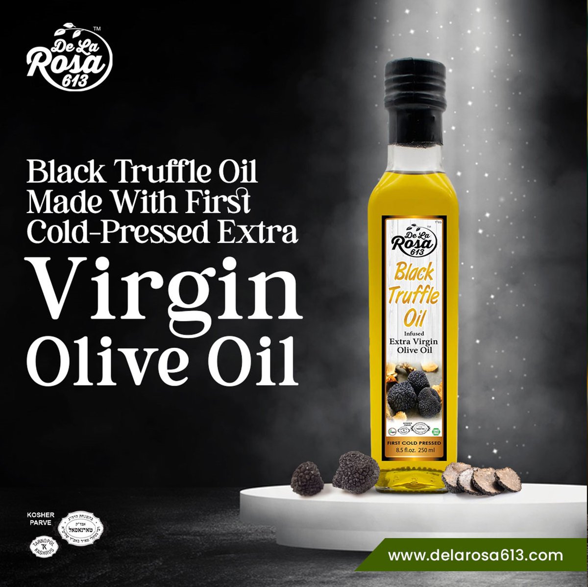 delarosa613's tweet image. Discover the finest culinary oils from De La Rosa 613! Whether it’s heart-healthy Extra Virgin Olive Oil, rich Black Truffle Oil, vitamin-rich Avocado Oil, or versatile Grape Seed Oil, each product elevates your cooking experience.
delarosa613.com/product-catego…

#PremiumOils