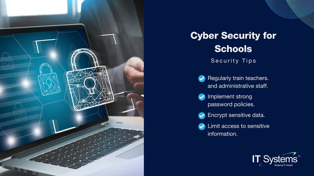 IT Systems (@itsystemsie) on Twitter photo Invest in cyber security today for a safer tomorrow! 🌐✨
#KeepingITSimple #CyberSecurity #CybersecurityAwarenessMonth #DataProtection #NextGenFirewalls #StaySecure Invest in cyber security today for a safer tomorrow! 🌐✨
#KeepingITSimple #CyberSecurity #CybersecurityAwarenessMonth #DataProtection #NextGenFirewalls #StaySecure