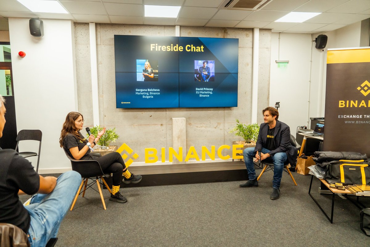 binance's tweet photo. Last week in Sofia, 100 Binancians gathered for an epic Bulgarian meetup.

We explored the latest Binance updates, learned about Binance VIP &amp; Institutional, and had fun with games and exclusive swag.

Thank you, Bulgaria, for making it unforgettable! https://t.co/33zS7xhWxO