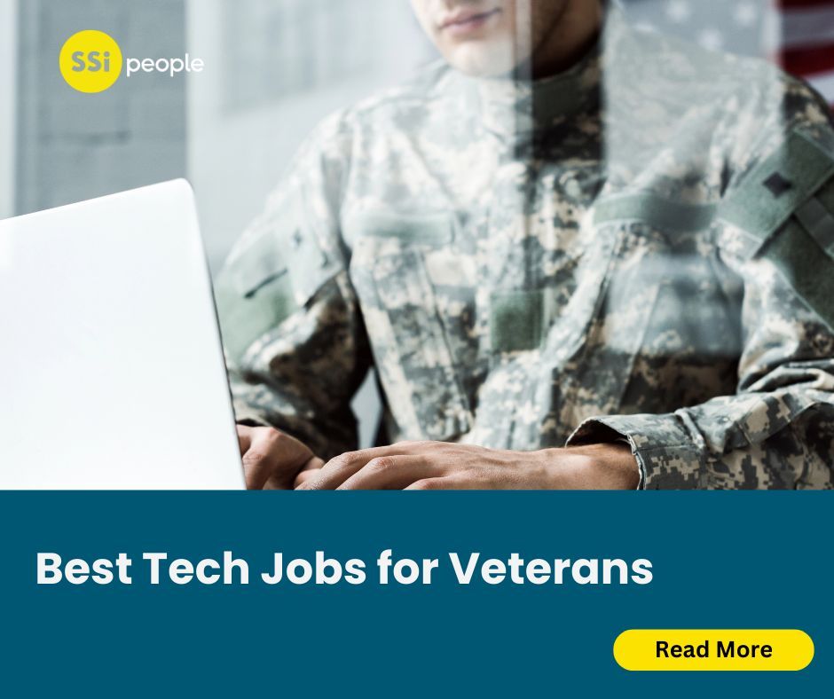 SSiPeople's tweet image. Learn about the best tech jobs for veterans where your unique skill sets can help you excel!

buff.ly/3A80rU9 

#ServiceStrong #hireveterans #veteransintech