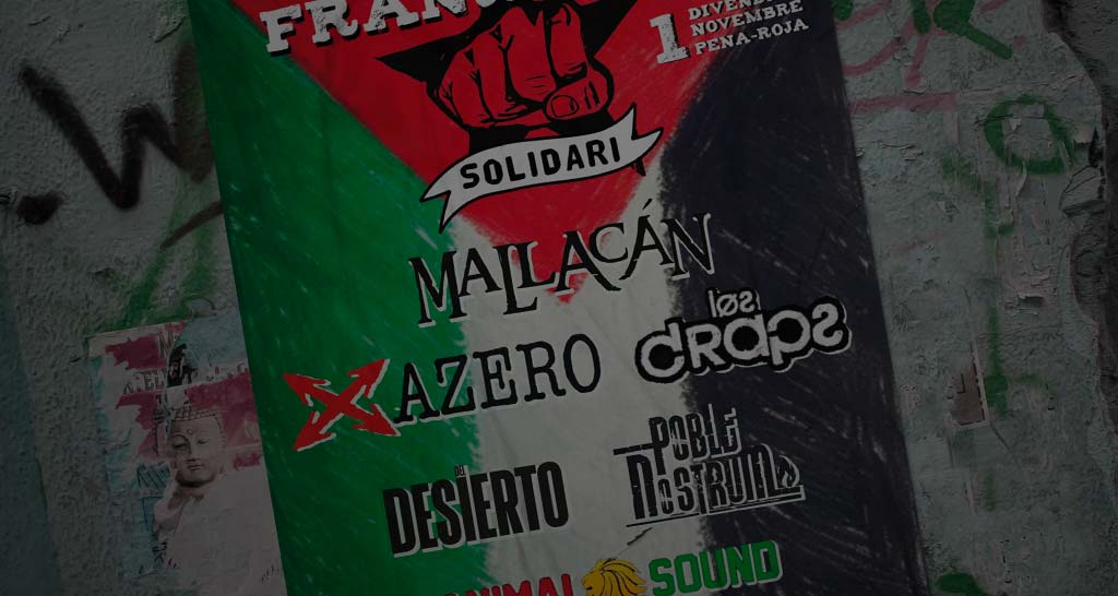 🇵🇸 Franjarock Solidario por Palestina, el 1 de noviembre en Pena-Roja con <a href="/Mallacanofizial/">Mallacán ofizial</a>, Los Draps, <a href="/Azero_oficial/">Azero</a>, delDesierto, Poble Nostrum y Animal Sound para recaudar fondos para la UNRWA: arainfo.org/?p=296190