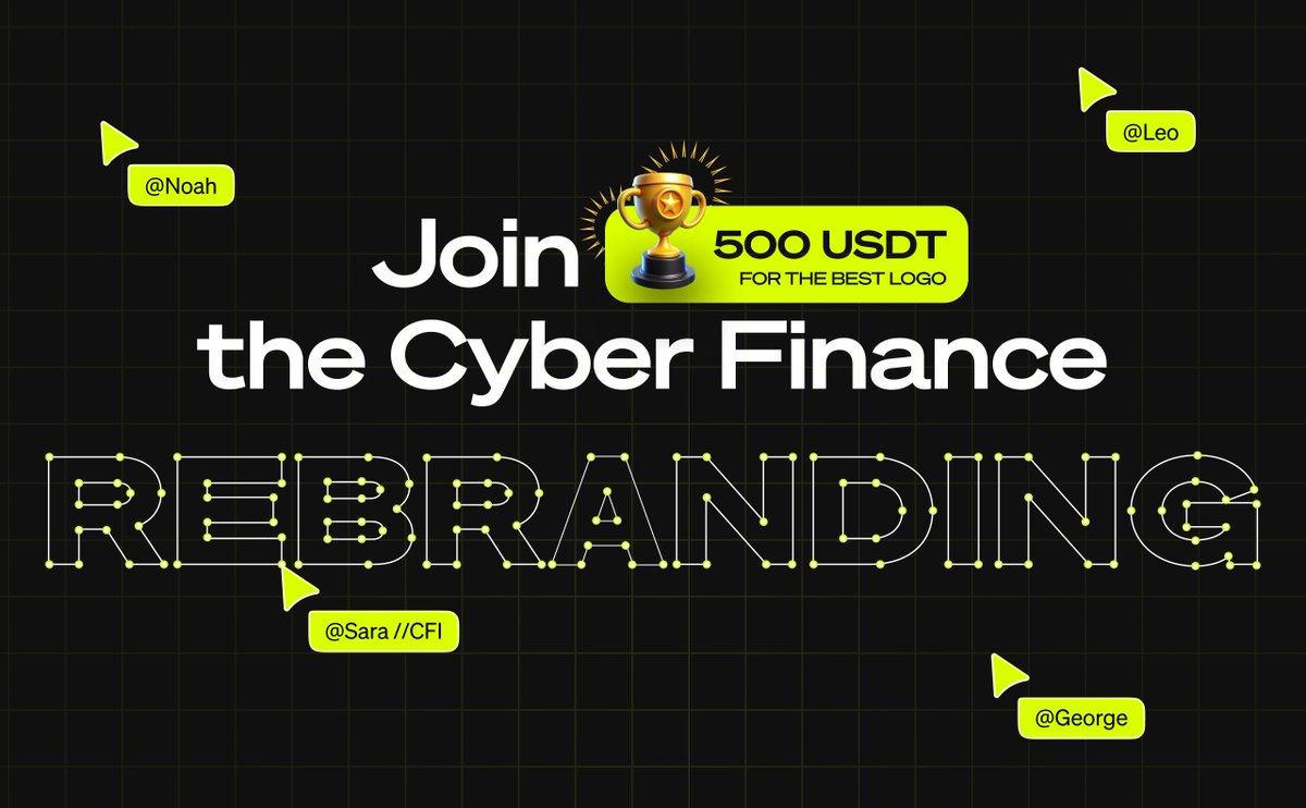 ⚡️ Join the Cyber Finance Rebranding!

🚀 The Cyber Finance team sees massive potential in the memecoin sector, powered by AI technologies and we understand how to build the product the market truly needs.

We are going through exciting changes and we want you, our community, to