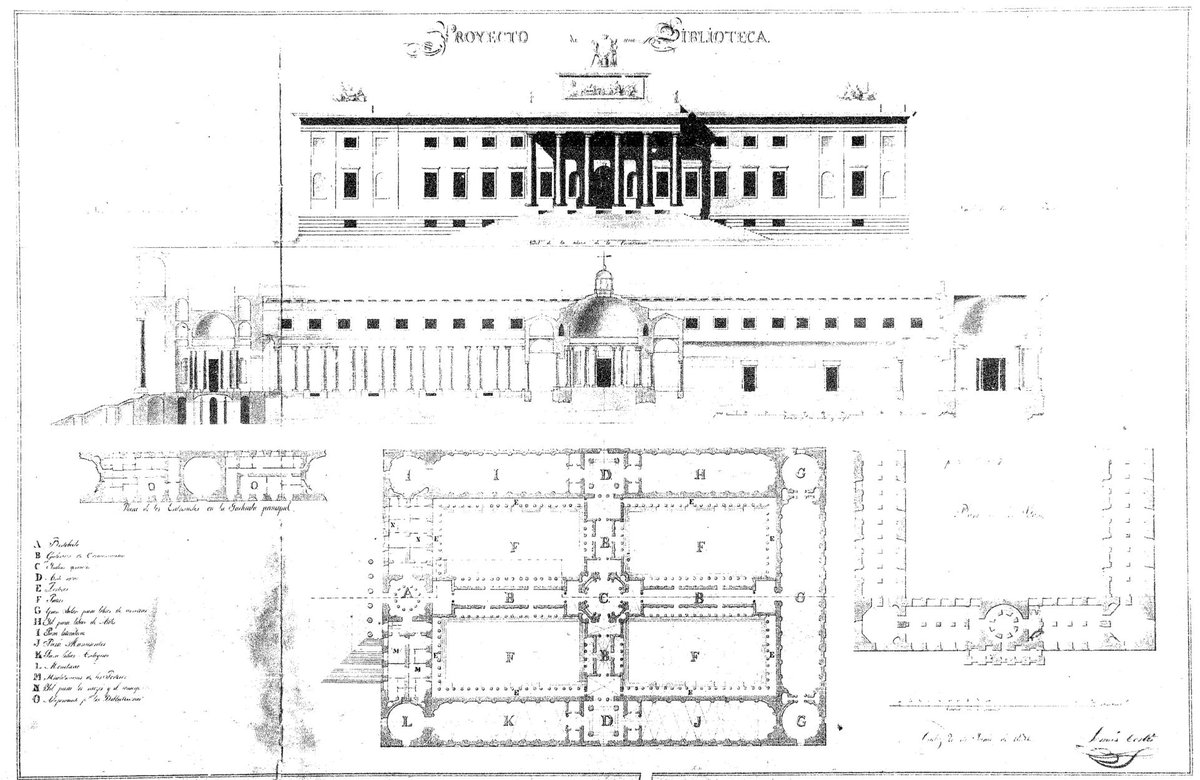 Coincidiendo con el #DíaInternacionaldelasBibliotecas ! 📚 hemos seleccionado de nuestra #Cartoteca este plano del Proyecto de una #Biblioteca de Cádiz del 20 de junio de 1831 elaborado por Tomás Cortés
ws089.juntadeandalucia.es/institutodeest…