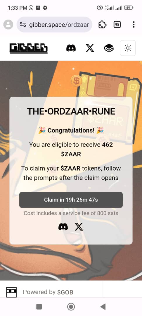 Who is ready to claim his $ZAAR tomorrow or you are going to stake $ZAAR.. I got my gas fee ready for claim.. <a href="/ordzaar/">Ordzaar</a>  and <a href="/OdinSwap/">OdinSwap</a>