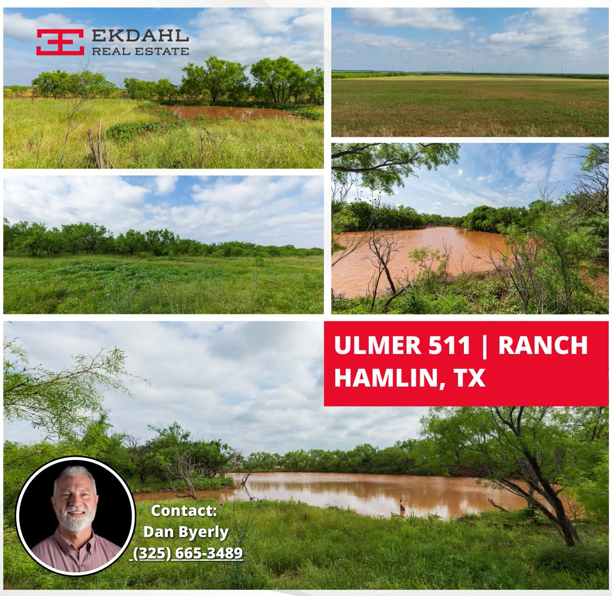 Discover the Ulmer 511 #Ranch! There are beautiful wheat fields, native pastures, and abundant #wildlife, including #turkey and #whitetail deer! Minerals included with an acceptable offer! Don’t miss out—call Dan Byerly at (325) 665-3489.

Learn more:
ekdahlrealestate.net/properties/ulm…
