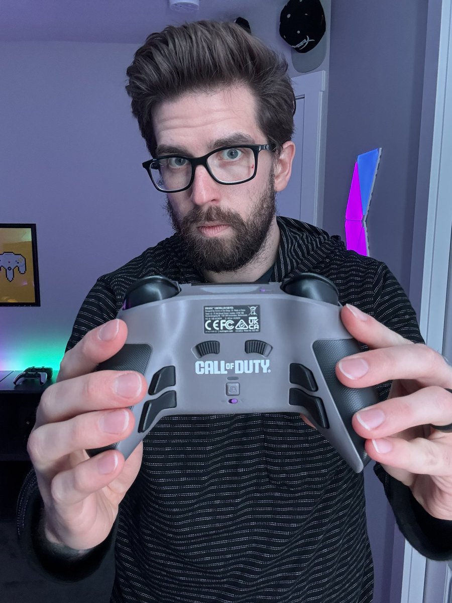 DanQ8000's tweet photo. I was sent the @PDPgaming #VictrixProBFG #CallOfDuty edition controller just in time for #BlackOps6! @CallofDuty https://t.co/f6CDEhlyQF