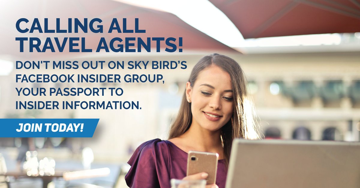 SkyBirdTravel's tweet image. Get the latest updates on airline specials, insider tips, and breaking news with Sky Bird Travel. Subscribe now to access a wealth of knowledge and elevate your business!

Join the group here: bit.ly/3LrhDpt

#SkyBird #SkyBirdTravel #WINGS #AirlineConsolidator