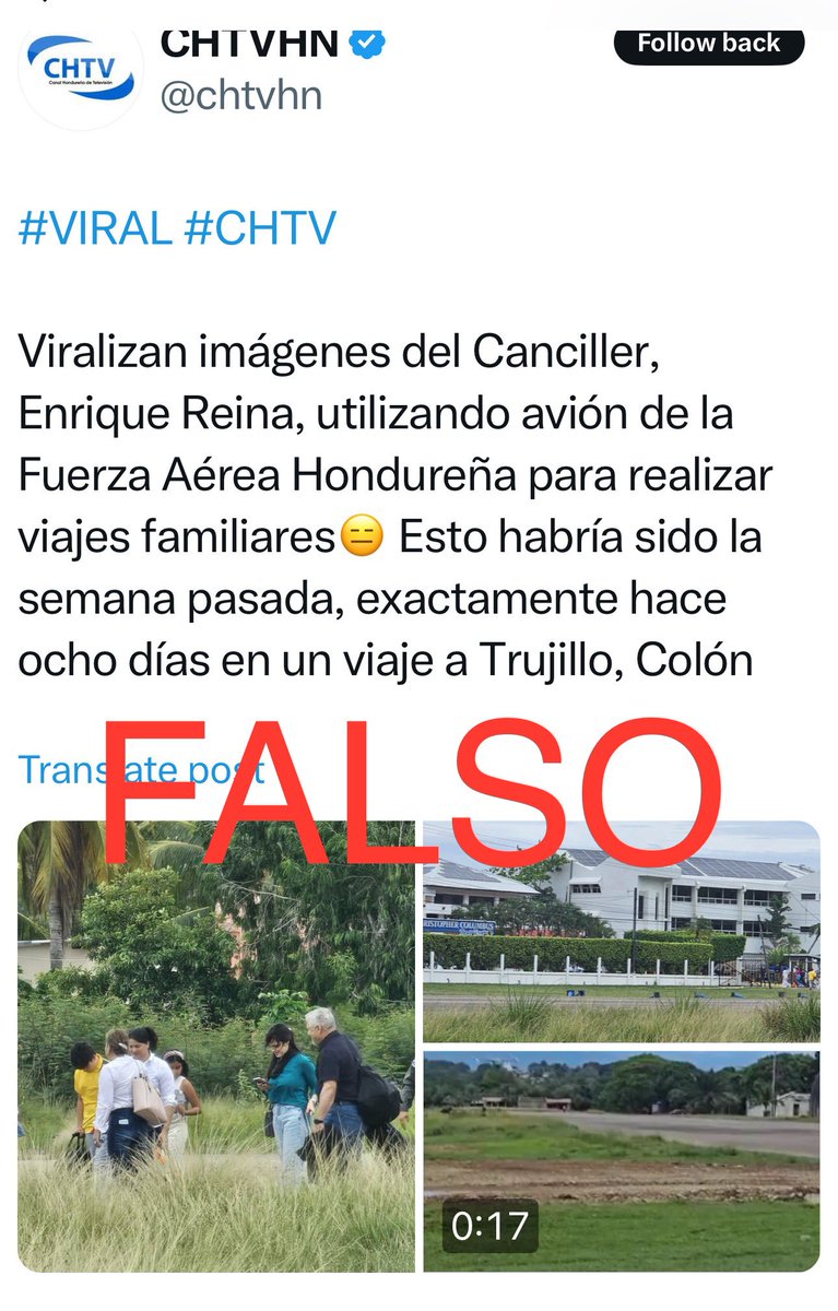 EnriqueReinaHN's tweet photo. Me movilice un avión coordinado con la FAH para asistir a Trujillo y desplazarme después tres horas por vía terrestre hasta la comunidad Garifuna de Punta Piedra, porque venía regresando de otro viaje oficial en Perú y estar a tiempo en la reunión de la Comisión Intersectoriel de Cumplimiento de Sentencias de la Corte Interamericana, donde participaron varias instituciones del Estado con sus titulares o representantes, no eran vacaciones y no viajé con ningún familiar.  Solo para aclarar esas noticias falsas.