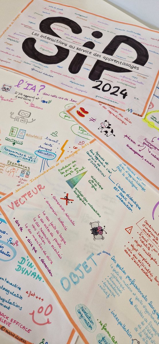 Une semaine internationale riche et enrichissante, dense et inspirante ! Merci <a href="/PolePegase/">Pégase</a> pour l'organisation et votre confiance en mes petits dessins ! 🤩🤪
#SIP2024 Académie de Grenoble 
#sketchnote