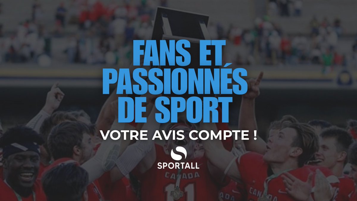 🤝 𝗗𝗼𝗻𝗻𝗲𝘇-𝗻𝗼𝘂𝘀 𝘃𝗼𝘁𝗿𝗲 𝗮𝘃𝗶𝘀 ! 📷 Chez Sportall, votre avis compte ! Afin de mieux vous connaître et en savoir plus sur vos envies pour faire évoluer notre plateforme, nous vous invitons à répondre à cette enquête 📷bit.ly/besoin-de-votr…

#sports