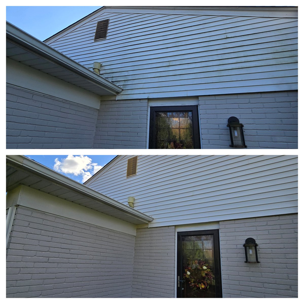 EandSPowerWash's tweet photo. House washing in Livonia, Michigan #HouseWash #HouseWashing #SoftWash #SoftWashing #HouseSoftWash #HouseSoftWashing #PowerWash #PowerWashing #PressureWash #PressureWashing #Clean #Cleaning #Cleaned #ExteriorHouseWash #ExteriorHouseWashing #ExteriorCleaning #ExteriorHousecleaning https://t.co/fFCjicZIIA
