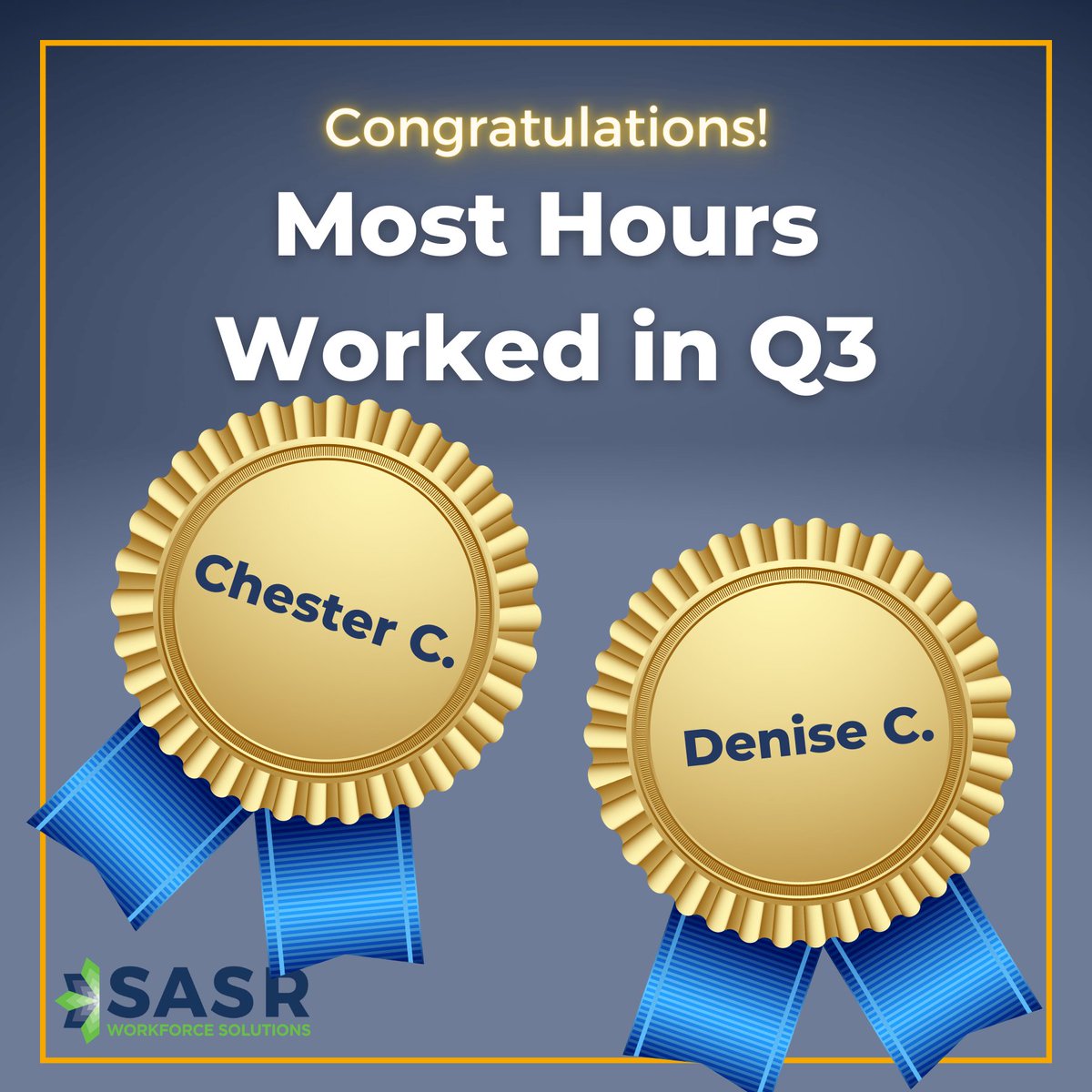 sasrlink's tweet image. A big shout-out to our top two employees with the most hours worked in Q3! Your dedication and hard work are truly inspiring. Thank you for your commitment to SASR and for consistently going above and beyond! 🙌 #EmployeeAppreciation #Dedication #TeamSASR #HardWork #ThankYou