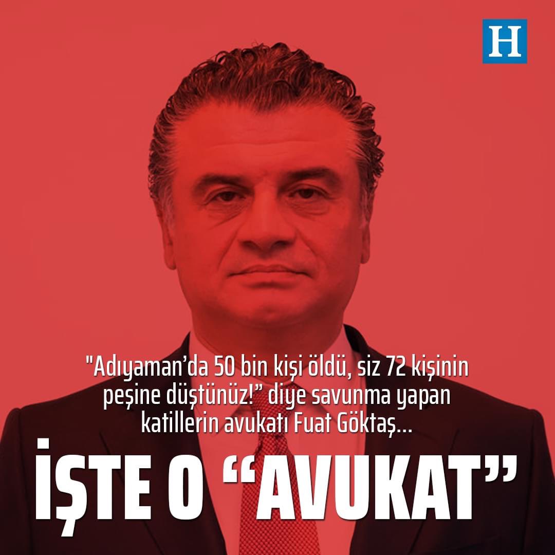 FerihaYigitturk's tweet image. “Adıyaman’da 50 bin kişi öldü siz 72 kişinin peşine mi düştünüz” diyerek katilleri savunan Fuat Göktaş denen bu avukat @TFF_Org  başkanı İbrahim Hacıosmanoğlu’nun başkan vekili ve avukatı. Kıbrıs Türk Futbol Federasyonu’na, ona bağlı kulüplerin yöneticilerine, antrenörlere,…