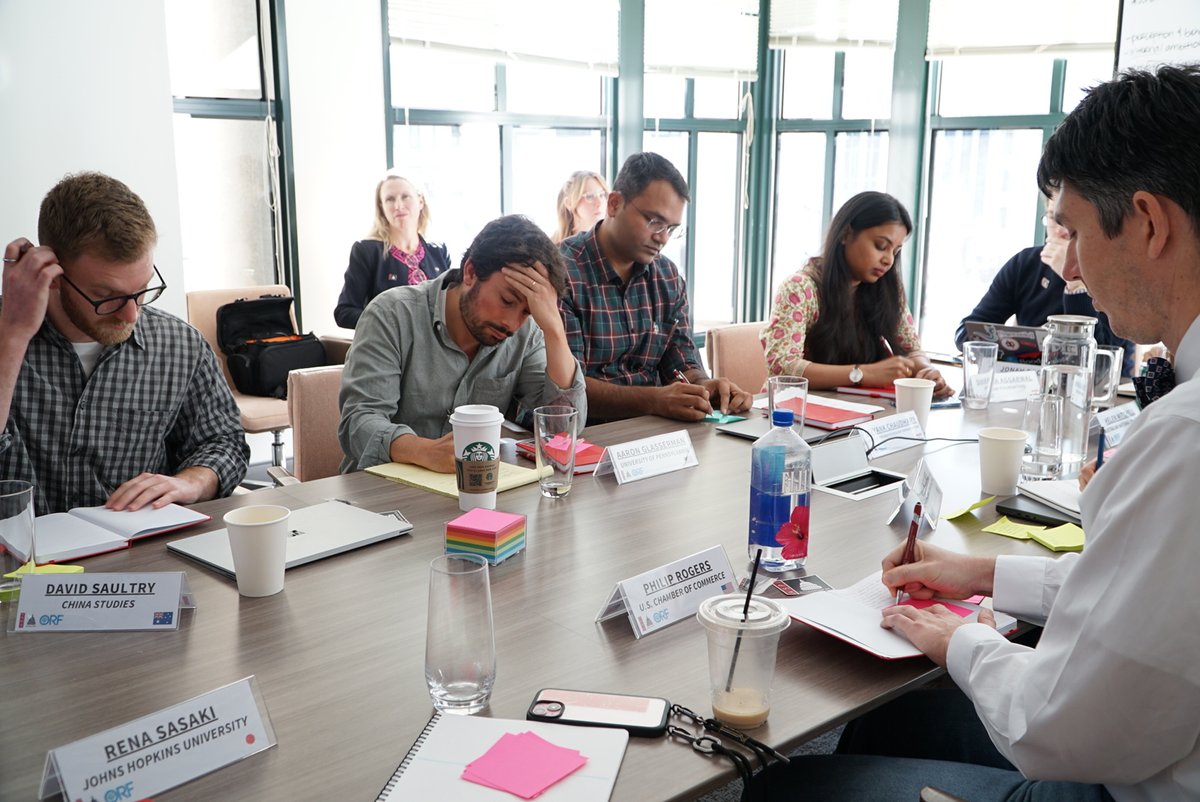 USA_ASPI's tweet photo. ASPI DC was delighted to host the #FourSight task force yesterday for a scenario planning exercise focused on China's strategic outlook for 2030. We appreciate the insights shared on day 3 by this cohort of emerging China experts from #Quad countries. https://t.co/EsgpQCrN1b