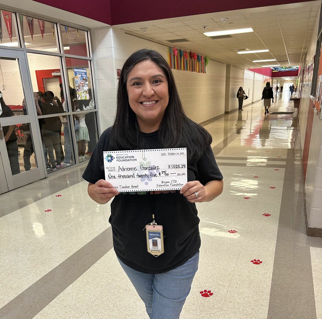 BISD_Libraries's tweet image. Congratulations to Jane Long  Intermediate #LoboLibrary for winning a 24-25 Education Foundation Grant! #WildAboutLibraries @JLMS_Lobos @BryanISD @BISD_ITech