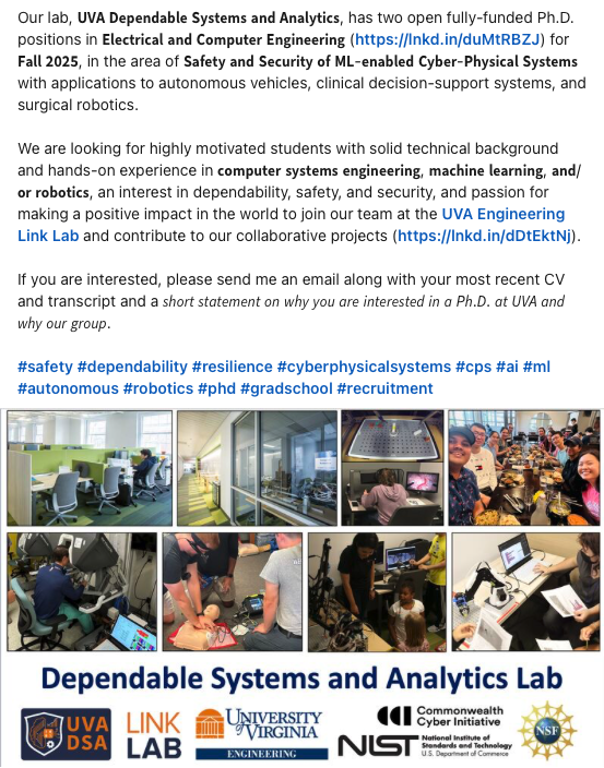 Homa Alemzadeh tweet media