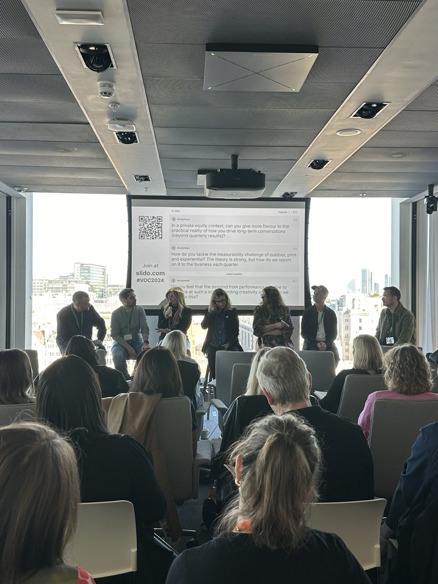 Listening to insights from Emma De La Fosse, Tom Kavanagh, Chris Woods, Elspeth Lynn, Caroline Parkes, and Tom Skinner on how creativity drives marketing effectiveness and budget defense! #DMAEvents #ValueOfCreativity