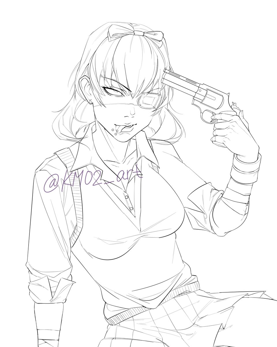 KM02art's tweet photo. WIP
#Kakegurui
#Midari https://t.co/IkaT4VjYQ1