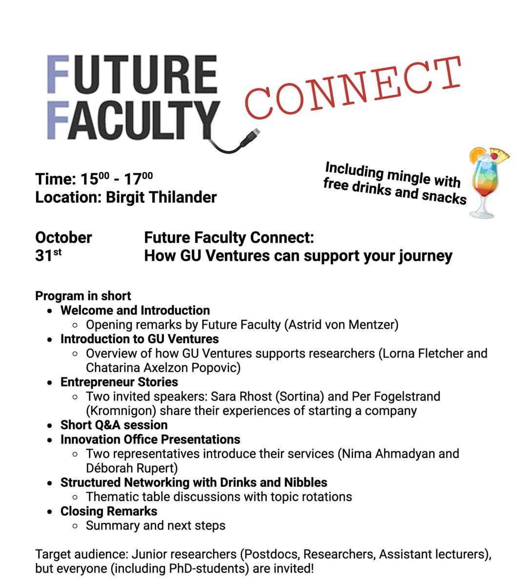 Future Faculty Sahlgrenska Academy tweet media