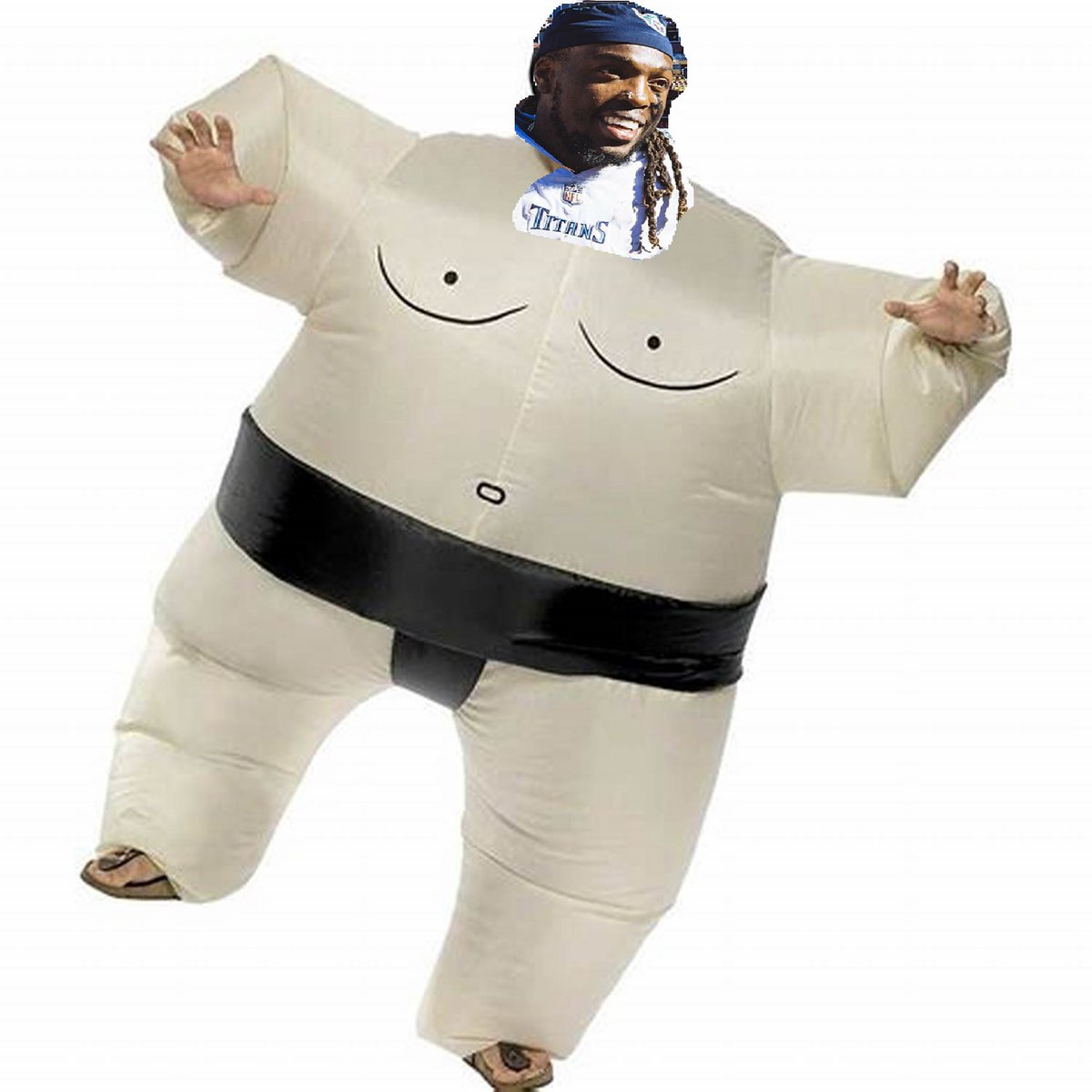 bradpurdum's tweet photo. @Browns @realgrantdelpit Just put someone in a Summo outfit and practice trying to tackle it. 😂 https://t.co/vjshNKHJQd