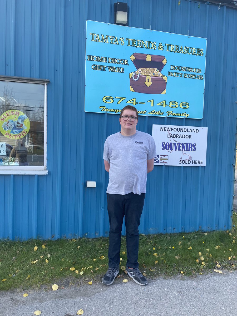 Shelley03261519's tweet photo. Well my DEAM Roadtrip took me to Gambo today to visit with Gambo &amp; Employment Corporation and celebrate Tamya’s as an Inclusive employer.  Keep up the great work Chris!! @casecanada @avalonemploy @MentorAbilityAT @IPGS_GovNL https://t.co/ZpRgzZJUp6