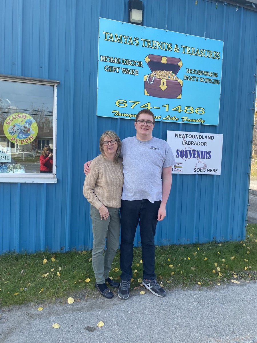 Shelley03261519's tweet photo. Well my DEAM Roadtrip took me to Gambo today to visit with Gambo &amp; Employment Corporation and celebrate Tamya’s as an Inclusive employer.  Keep up the great work Chris!! @casecanada @avalonemploy @MentorAbilityAT @IPGS_GovNL https://t.co/ZpRgzZJUp6