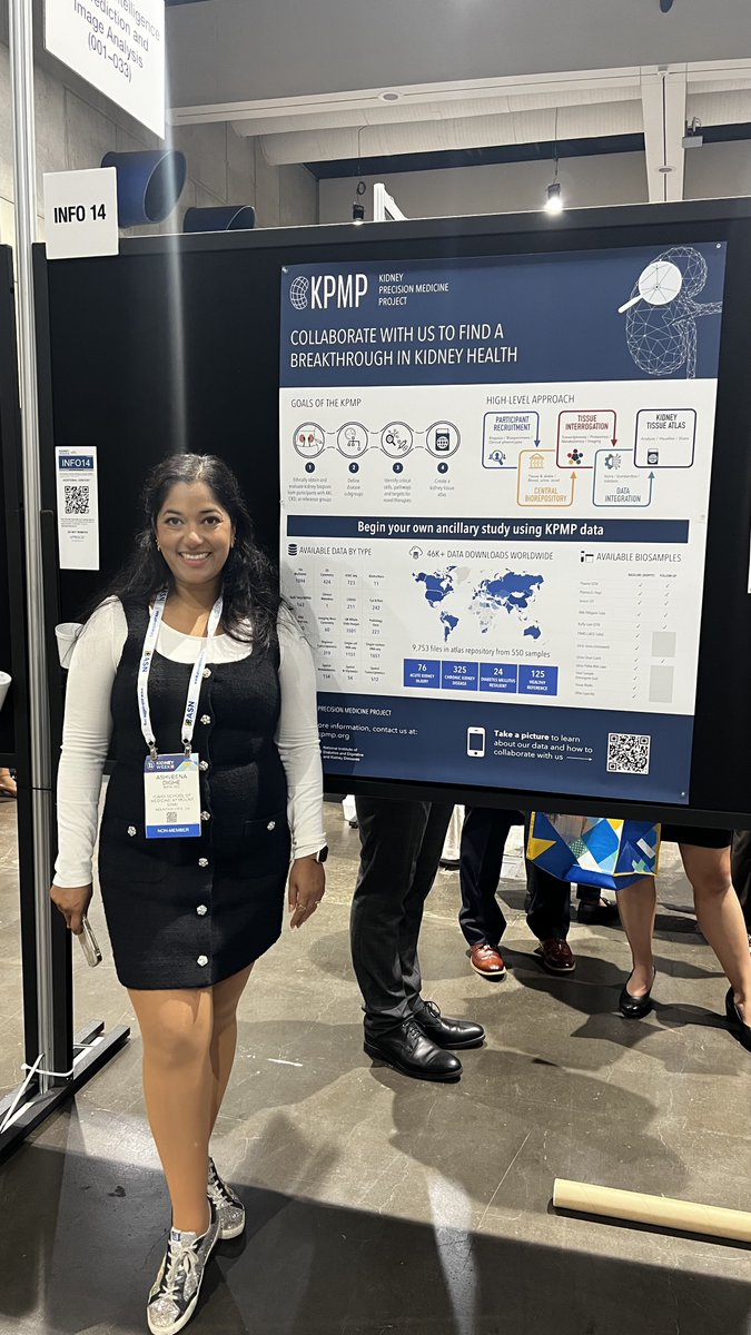 Don't leave Exhibit Hall without stopping at INFO14 to see <a href="/ashveenak/">Ashveena</a> &amp; learn more about #KPMP🌟

#KidneyWk2024