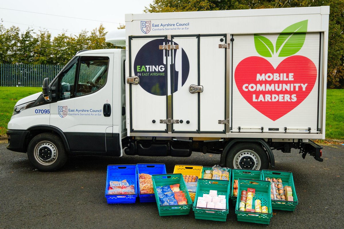 EastAyrshire's tweet photo. View the locations where the new mobile community larder will visit on a fortnightly rota and find out more about this new initiative at: https://t.co/EOLjgsY8M8 https://t.co/WAXUDloVPk