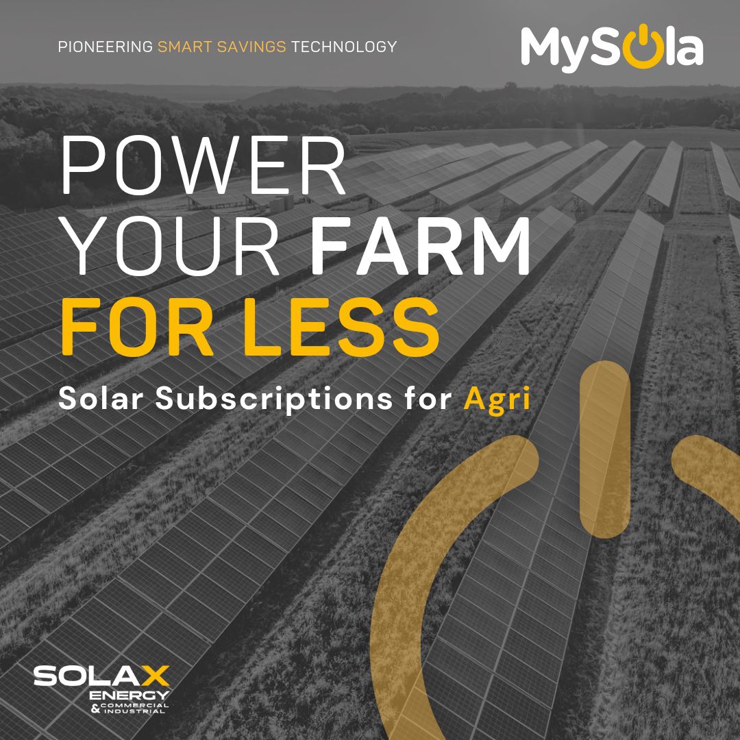 _SolaxEnergy_'s tweet photo. 🔄🌾 Reverse agri energy costs &amp; ensure reliable power for vital agri operations with MySola Monthly Agri Solar subscriptions!
• Free site assessment &amp; quote.
• Discover more on our Whatsapp Hotline: 0636105034
#MySola #Solax #Agri #MonthlySubscriptions #SustainableFarming https://t.co/IVmTz26pHF