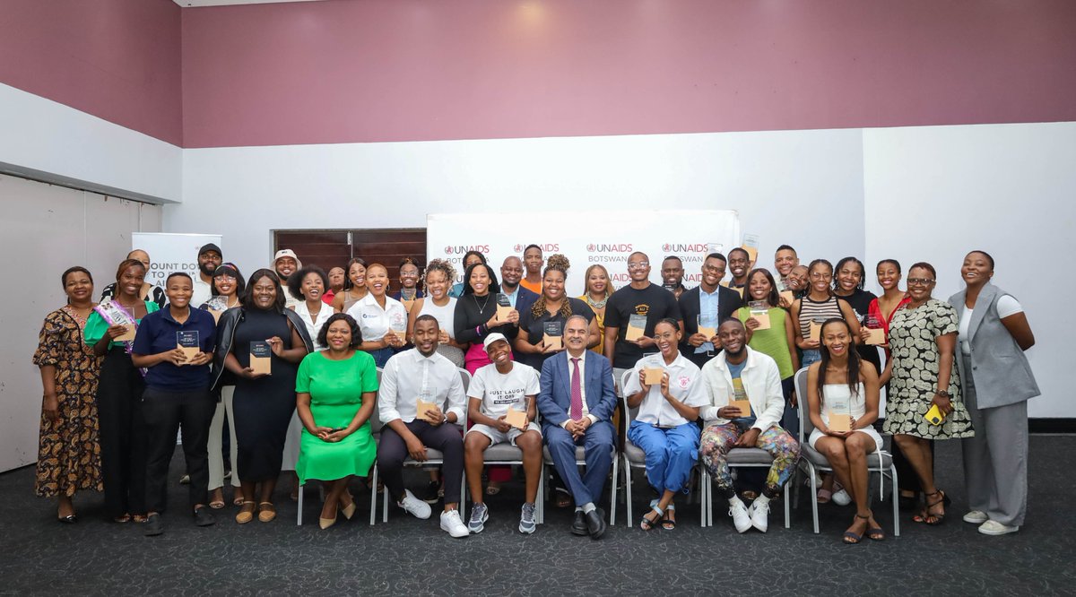 UNAIDS Botswana hosts the first ever Influencer Conclave to recognise &amp; forge partnerships with social media influencers in the HIV response &amp; Gender Based Violence . #EndAIDSby2030 #HIVAwareness