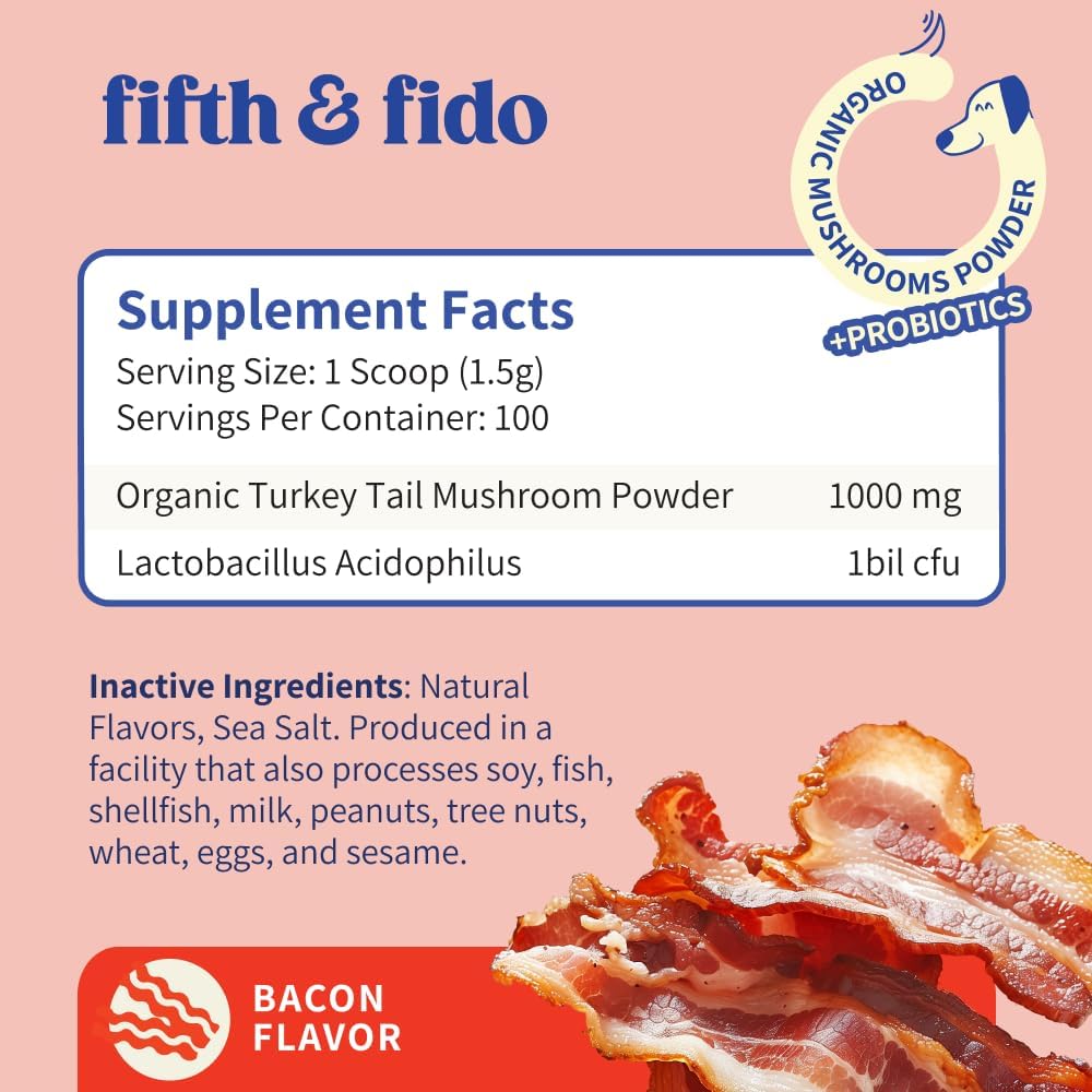 spudsnfubs's tweet photo. https://t.co/2r6GHhHHji Fifth &amp; Fido #turkeytailmushroom for #dogs supplement for digestion, immune system, energy, &amp; fatty lumps.  #doghealth #dogsupplements #holisticdoghealth #amazon #paidlink https://t.co/HeVN52R2RX