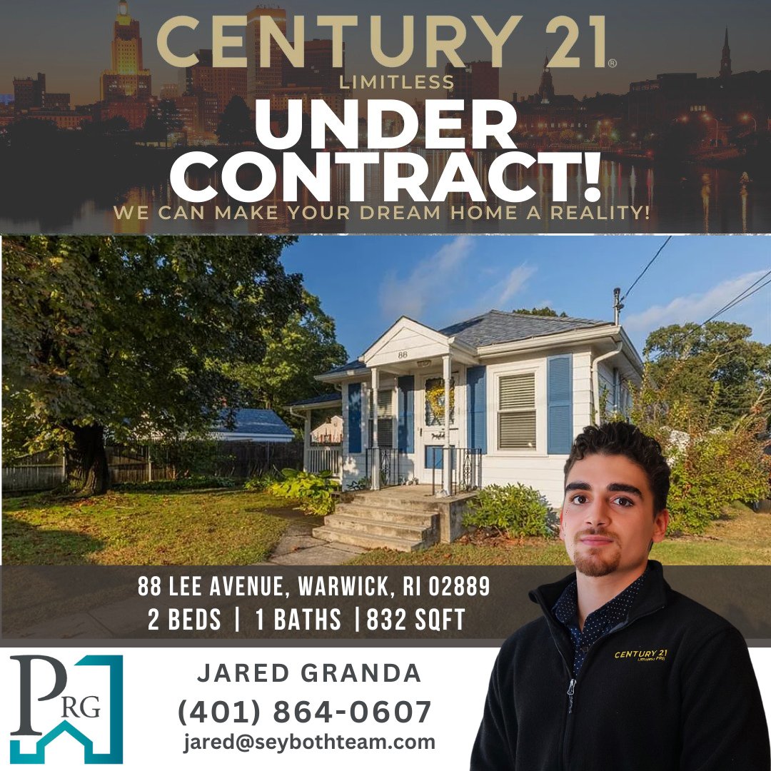 Century21PRG's tweet photo. 🎉  Exciting News! 88 Lee Ave, Warwick, RI is UNDER CONTRACT! 🏡 ✨  Contact us to buy or sell! 
#UnderContract #WarwickRI #DreamHome #BuyersJourney #RealEstateSuccess #HappyBuyers https://t.co/S6lsTD4IZX