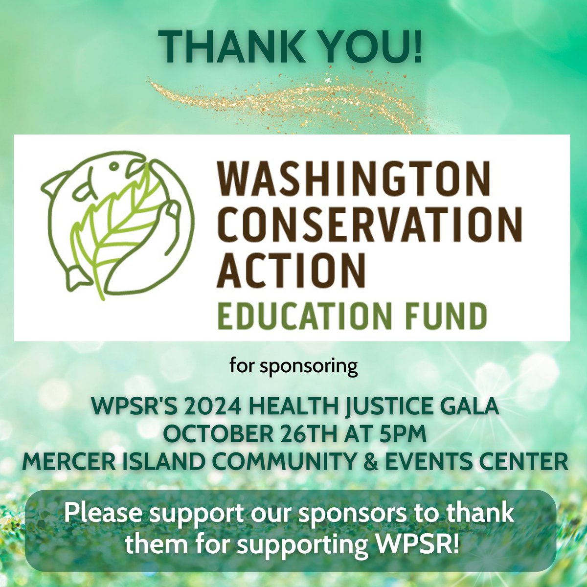 Thank you Washington Conservation Action for supporting our 2024 Health Justice Gala!
wpsr.org/2024gala
@GovInslee 
#healthjustice
