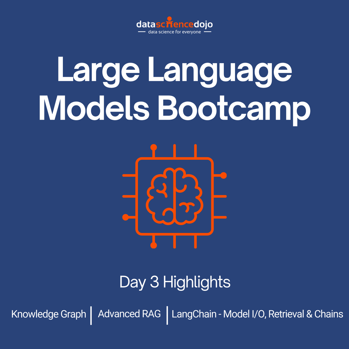 DataScienceDojo's tweet photo. π Day 3 Recap: Pioneering the Future of LLM Applications
Ready to level up your AI skills? Secure your spot for the final bootcamp of the year:https://t.co/CT4kvhAfhk
#llmdojo #llmbootcamp #llm #ml #ai #genai #langchain #neo4j #vectordatabases #retrieval https://t.co/S0W7ML1xqr