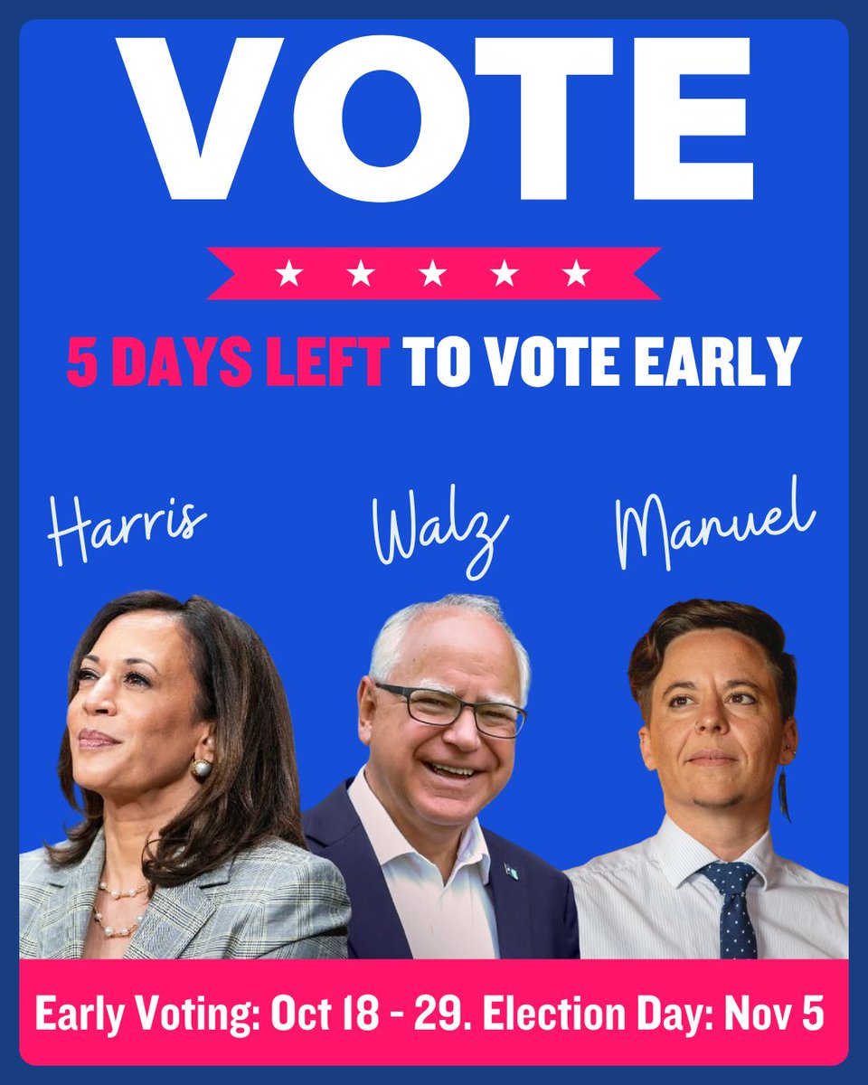 StTammanyDems's tweet photo. 📢 St Tammany Voters, it’s time to do your civic duty! 🗳️ Head to https://t.co/qfA5BYAGwO to find your polling location and see what’s on your ballot.

✅ Kamala Harris for President
✅ Tim Walz for Vice President
✅ Mel Manuel for Congress (LA-1)
✅ Vote YES on CA #1 https://t.co/FOKEPH3MCP