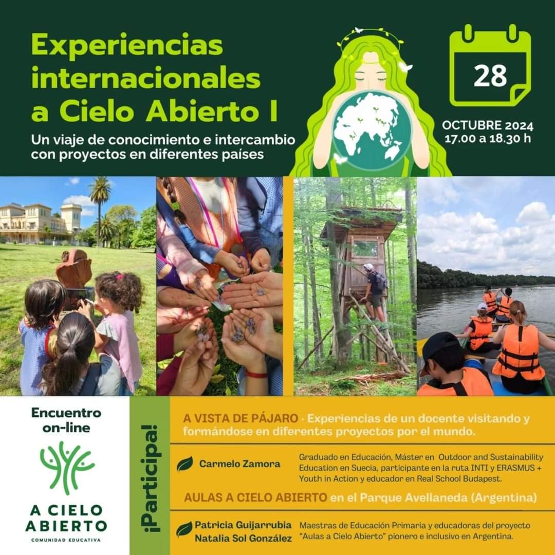 La Traviesa Ediciones (@traviesaedicion) on Twitter photo ¡Un nuevo encuentro de la Comunidad <a href="/EACieloAbierto/">Comunidad Educativa A Cielo Abierto</a>! ¡Te esperamos el próximo lunes! Esta vez conoceremos experiencias internacionales a Cielo Abierto.
Si aún no estás en la Comunidad, puedes adherirte o inscribirte al encuentro 👇
linktr.ee/educacionaciel…
#EscuelaACieloAbierto ¡Un nuevo encuentro de la Comunidad <a href="/EACieloAbierto/">Comunidad Educativa A Cielo Abierto</a>! ¡Te esperamos el próximo lunes! Esta vez conoceremos experiencias internacionales a Cielo Abierto.
Si aún no estás en la Comunidad, puedes adherirte o inscribirte al encuentro 👇
linktr.ee/educacionaciel…
#EscuelaACieloAbierto