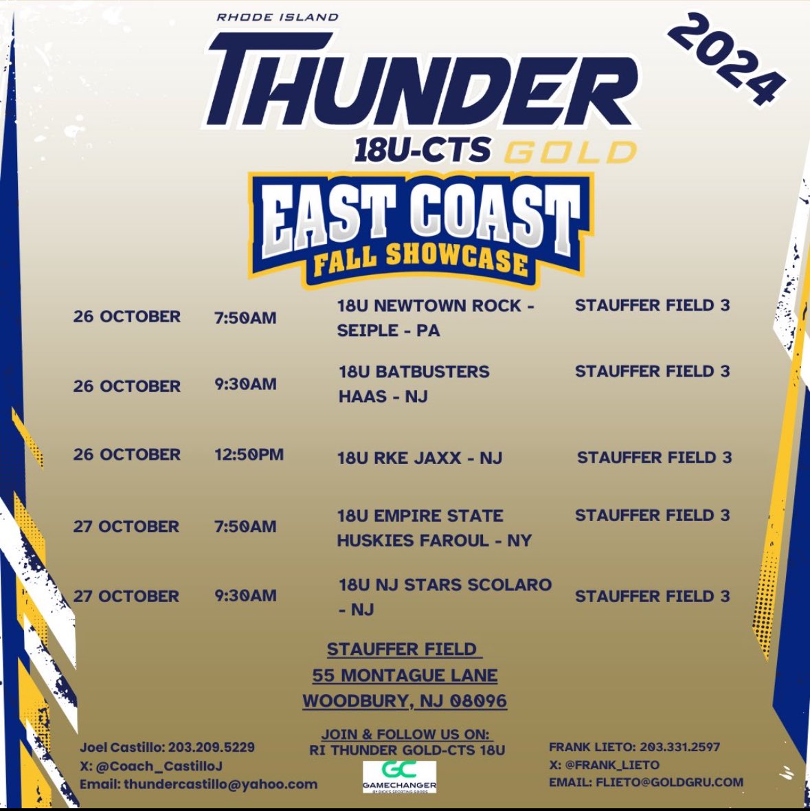 Madison DeSombre 2026 (@mdesombre2026) on Twitter photo EAST COAST FALL SHOWCASE!! Although I will not be able to attend this weekend due to injury, go and check out my incredible teammates play on the field again!!
<a href="/Coach_CastilloJ/">Coach Castillo</a> <a href="/Frank_Lieto/">Frank Lieto</a> EAST COAST FALL SHOWCASE!! Although I will not be able to attend this weekend due to injury, go and check out my incredible teammates play on the field again!!
<a href="/Coach_CastilloJ/">Coach Castillo</a> <a href="/Frank_Lieto/">Frank Lieto</a>