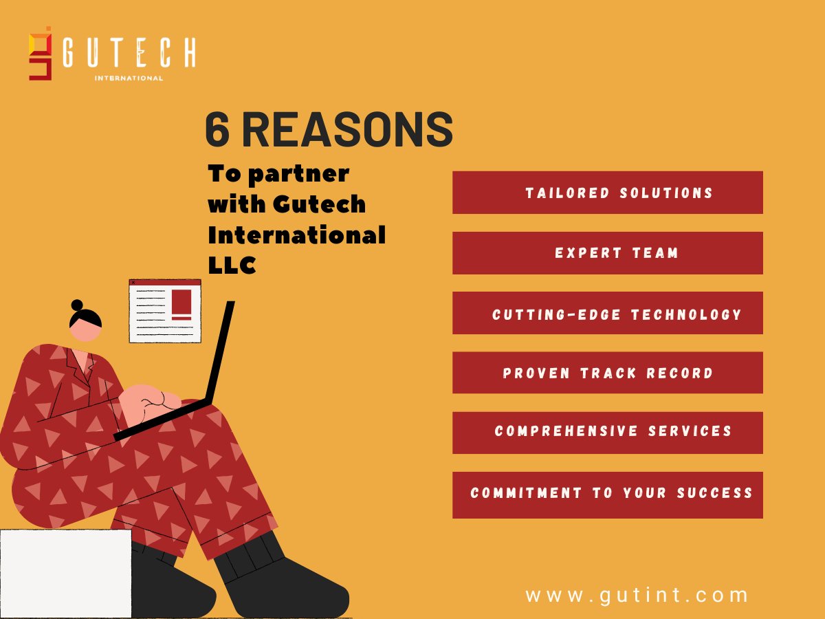 gutechint's tweet photo. Discover the advantages of partnering with Gutech International LLC for tailored solutions, expert support, and a commitment to your success! Let’s grow together!

#GutechInternational #DigitalMarketing #BusinessGrowth #PartnershipSuccess #ExpertTeam #Innovation https://t.co/E7pz0Unzd1