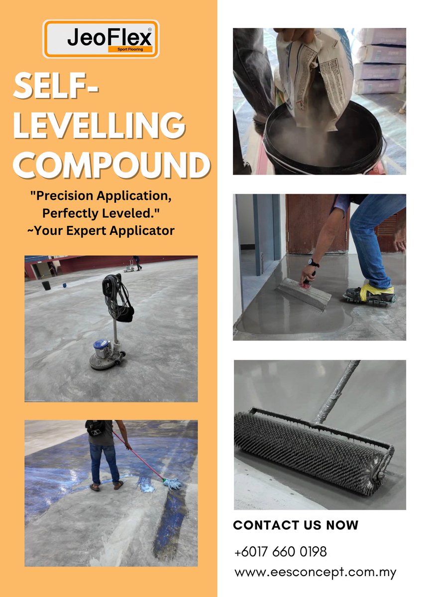 samwongmh's tweet photo. "Mastering self-leveling compounds for flawless surfaces with expert application precision."

#eesconcept #floortoday
#selflevellingcompound https://t.co/N9DTyX1a4q