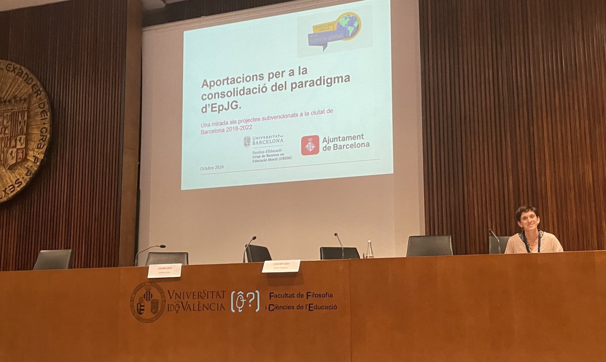 Brenda Bär (@brendabaer) on Twitter photo Compartint les reflexions sobre Educació per la Justicia global 🌎⚖️ a la Universitat de València amb <a href="/CatedraUNESCOUV/">Càtedra UNESCO UV</a>
La diagnosi de projectes que fa <a href="/BCNJustGlobal/">BCN_JustíciaGlobal</a> aporta moltes pistes per veure els reptes que tenim des la JG i com millorar les pràctiques educatives. ✊🏽 Compartint les reflexions sobre Educació per la Justicia global 🌎⚖️ a la Universitat de València amb <a href="/CatedraUNESCOUV/">Càtedra UNESCO UV</a>
La diagnosi de projectes que fa <a href="/BCNJustGlobal/">BCN_JustíciaGlobal</a> aporta moltes pistes per veure els reptes que tenim des la JG i com millorar les pràctiques educatives. ✊🏽