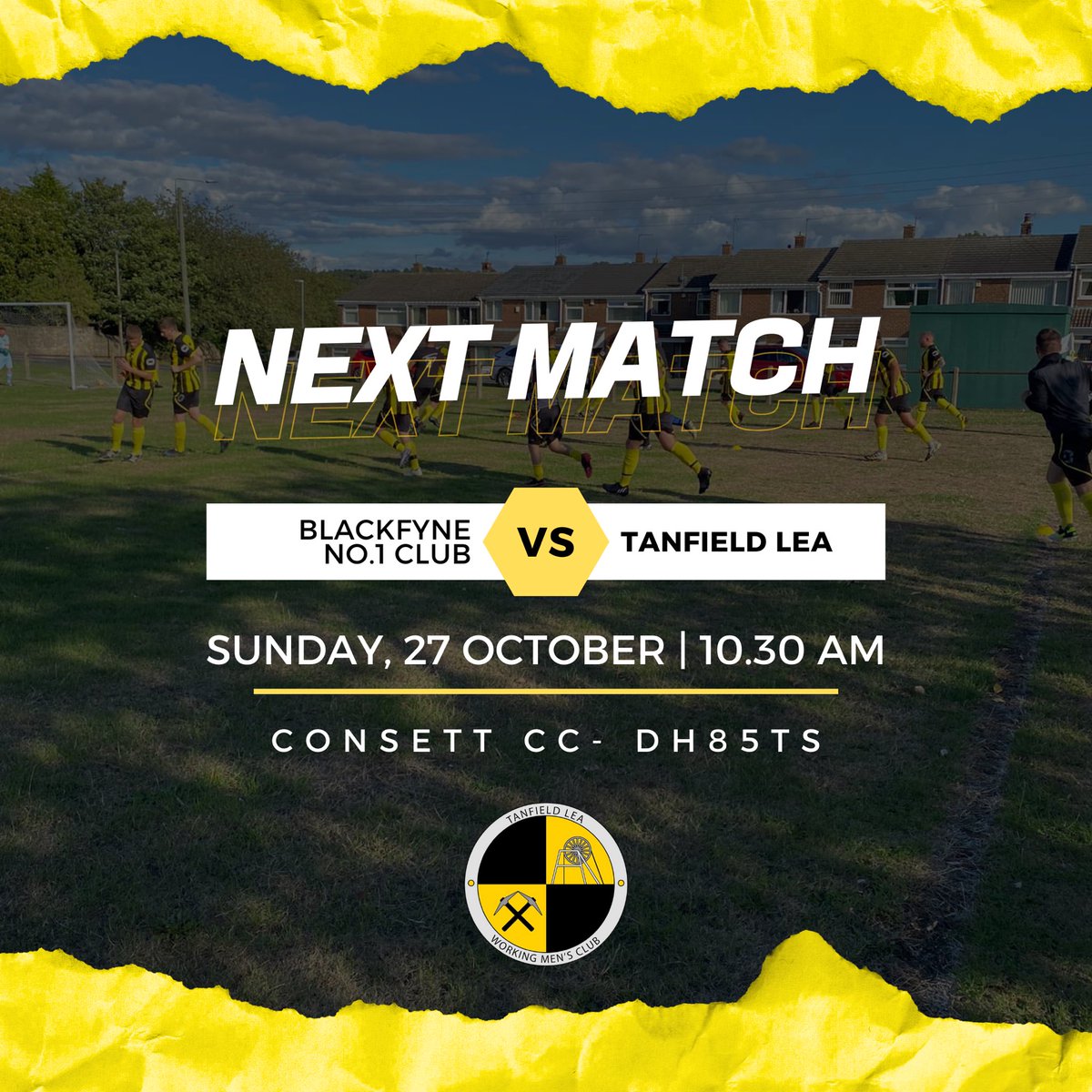 NEXT MATCH ⚫️🟡