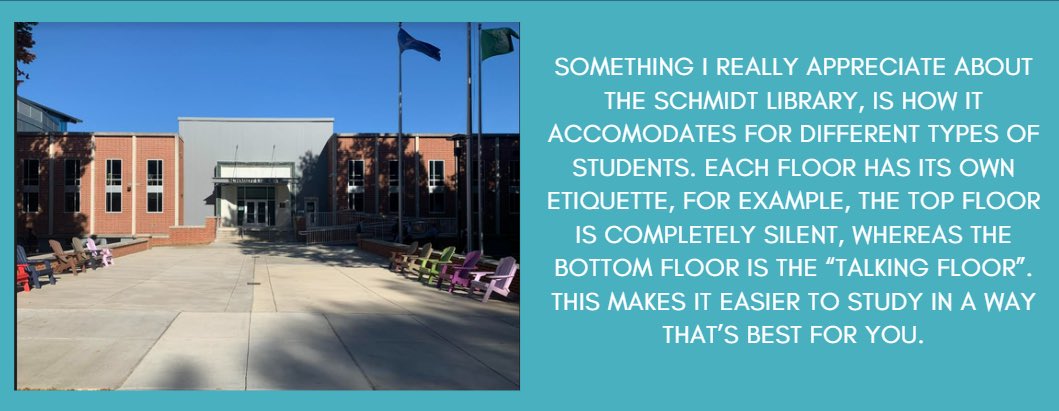 DevTC333's tweet image. YCP’s academic excellence!!
Location: Schmidt Library
Song that encapsulates Schmidt Library’s vibe: Eye of the Tiger by Survivor
#SPM230 #YCPhunt