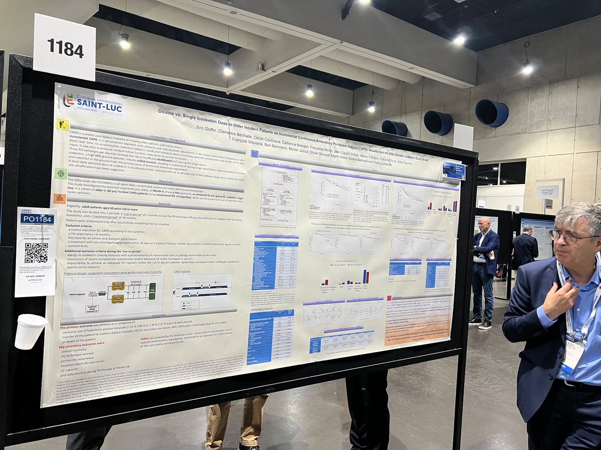 Double vs single Icodextein dose in older patients on CAPD: DIDO study #nephjc poster tour #kidneywk