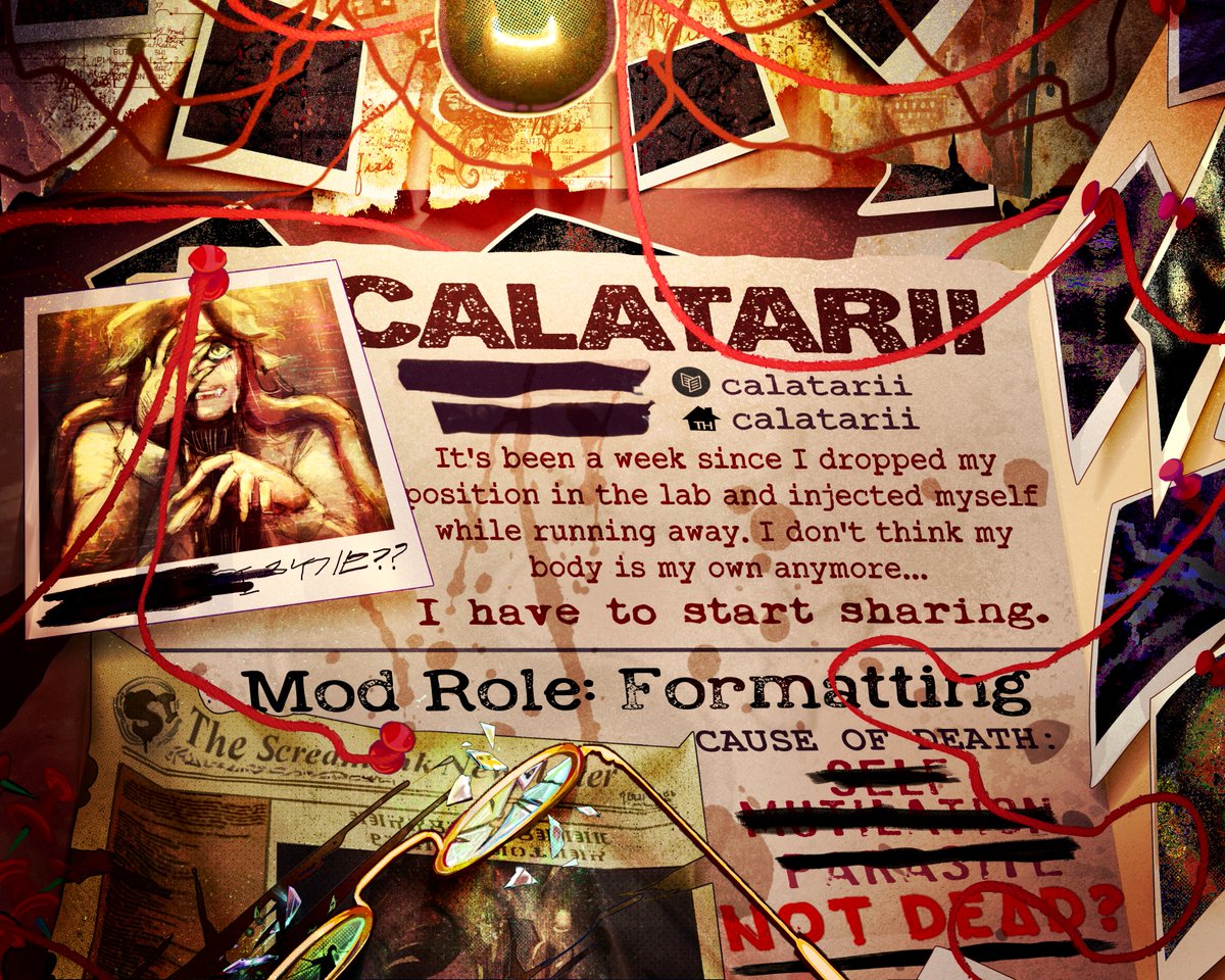 ScreamInkZine's tweet photo. File 4: calatarii, Formatting Moderator https://t.co/N90MmWQJbj